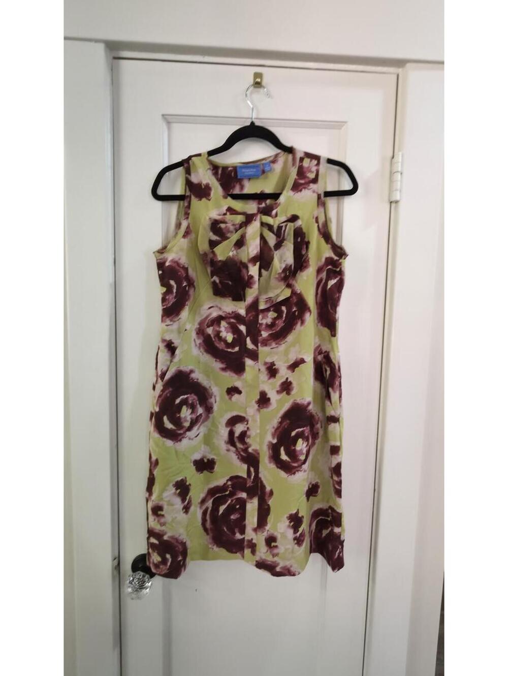 Simply Vera Vera Wang Floral Sleeveless Dress Size 8